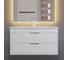 Тумба с раковиной для ванной Uperwood Modul 80 см, подвесная, матовая, белая 393020550 7