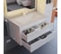 Тумба с раковиной для ванной Uperwood Modul 80 см, подвесная, матовая, белая 393020550 9