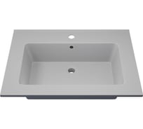 Полувстраиваемая раковина для ванной Uperwood Parma Quartz 65 см, белая матовая, жасмин 291003001