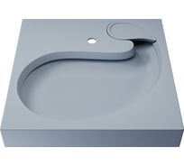 Раковина для ванной uperwood над стиральной машиной Comforty 60х60 см, серая матовая 2930205238