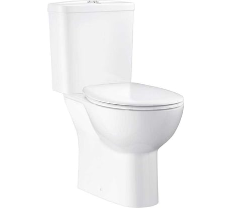 Напольный унитаз Grohe Bau Ceramic с бачком и сиденьем, альпин-белый 39604000