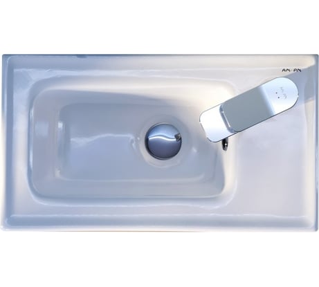 Мебельная керамическая раковина AM.PM X-Joy 45 см, встроенная, цвет: белый, глянец M85AWCC0452WG64