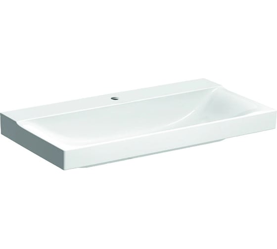 Раковина GEBERIT 500.531.01.1 Xeno с отверстием, без перелива 900x480 мм 00000069264 1