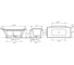 Полувстраиваемая ванна Jacob Delafon 180x90 E6D158-0 GRANDS BOULEVARDS 00275776 2