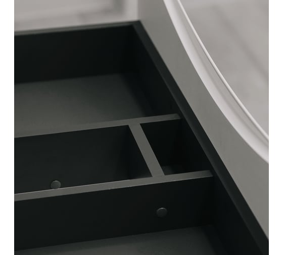 Тумба подвесная BOND Cube 80см белая глянцевая с чёрной раковиной S05-808 T01800-S05B