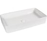 Раковина BOND накладная прямоугольная 62х36х11см белая S54-620