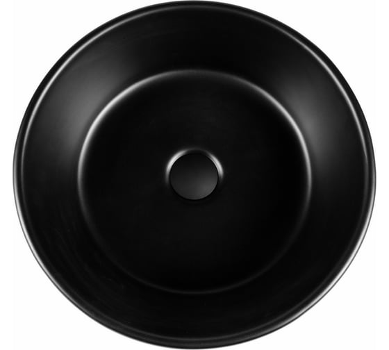 Раковина BOND накладная круглая 393915см чёрная S53-398
