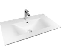 Раковина BOND встраиваемая прямоугольная 804617см белая с переливом S05-800 27306312