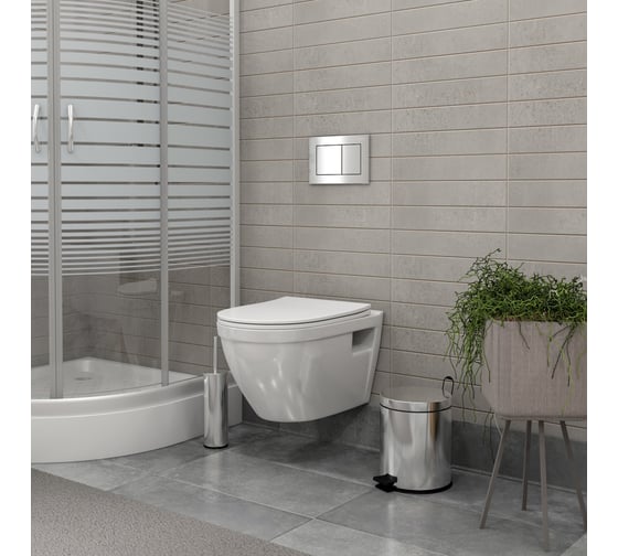 Подвесной унитаз Teymi Vitra безободковый, сиденье микролифт T40804 ЦБ-00267163
