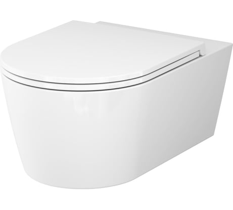 Подвесной унитаз с сиденьем микролифт AM.PM Func 54 см FlashClean C8F1701SC