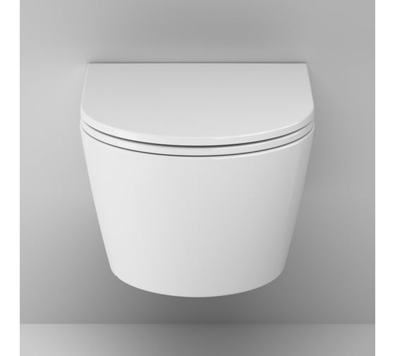 Подвесной унитаз с сиденьем микролифт AM.PM Func 54 см FlashClean C8F1701SC