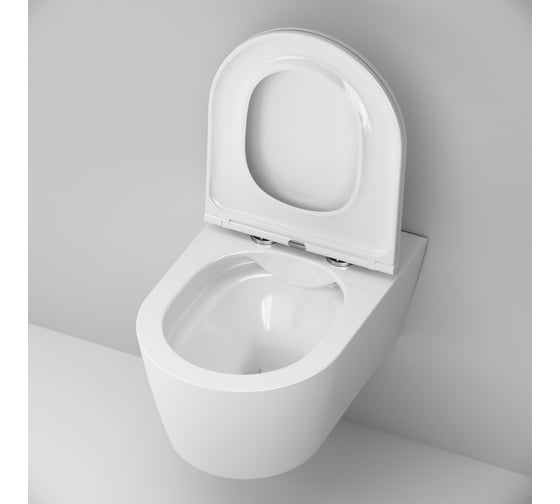 Подвесной унитаз с сиденьем микролифт AM.PM Func 54 см FlashClean C8F1701SC