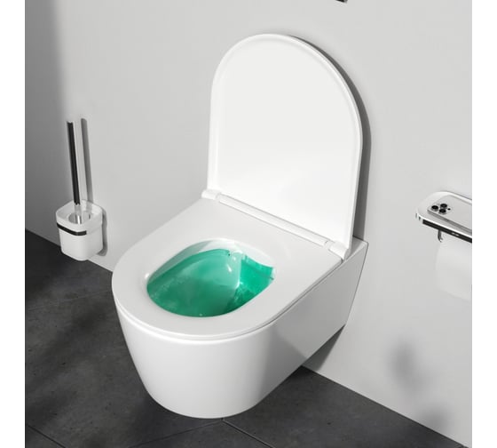 Подвесной унитаз с сиденьем микролифт AM.PM Func 49 см FlashClean C8F1700SC