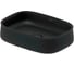 Раковина DURAVIT 2373551379 ZENCHA 550x390 мм, шлифованная, без перелива, сливной клапан с керам. крышкой, вкл.крепление, Anthrazit Matt 00000128372 1