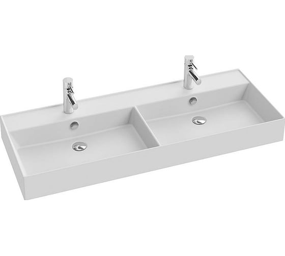 Керамическая раковина Jacob Delafon EXBL112-00 VIVIENNE двойная 120x46 см 00305051