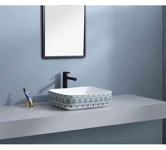 Накладная раковина Bronze de Luxe Nordic 500*400*135 2073