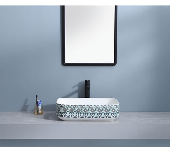 Накладная раковина Bronze de Luxe Nordic 500*400*135 2073