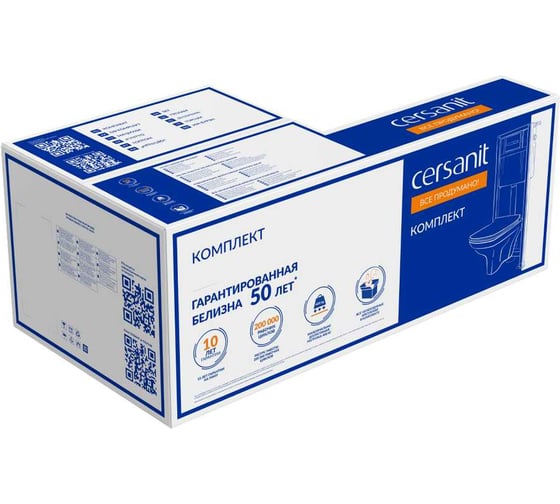 Комплект Cersanit crea square co dpl eo slim инсталляция link pro кнопка twins пластик хром глянцевый 64443