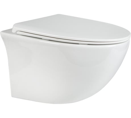 Унитаз подвесной безободковый с сиденьем с микролифтом BOND F05-10