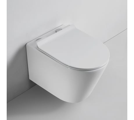 Унитаз подвесной безободковый с сиденьем с микролифтом BOND F03-10