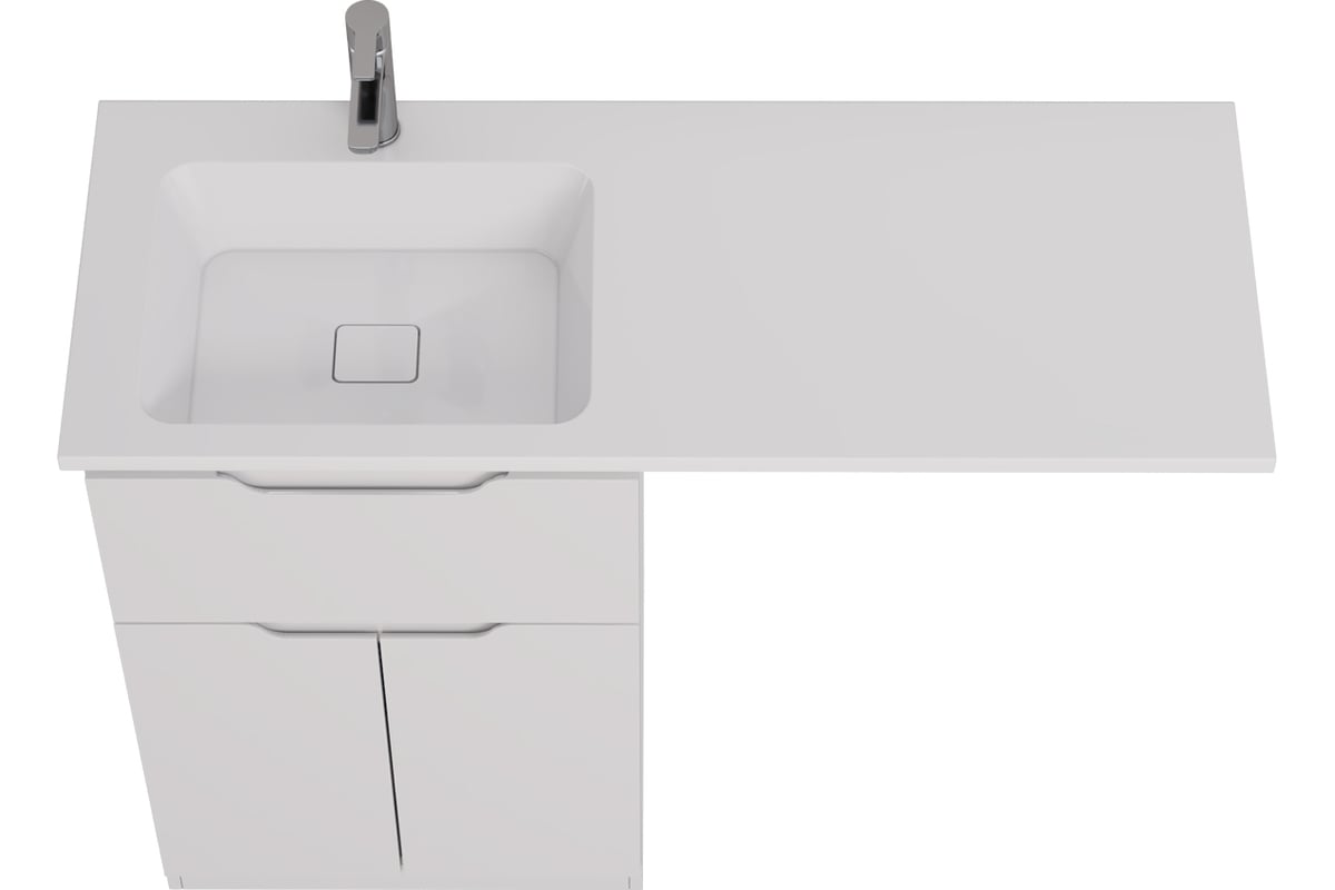 Умывальник Dreja Wing 120 L (чаша слева) 100120L - выгодная цена ...