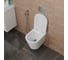 Комплект D&K: Подвесной безободковый унитаз D&K Venice DT1026016, 515х355х365 мм, инсталляция, сиденье микролифт, белый DS1021609 4