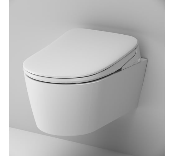 Подвесной унитаз AM.PM Func FlashClean c электронной крышкой-биде со скрытой подводкой C8F1702SC
