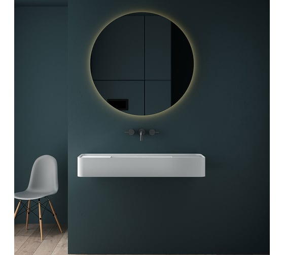 Раковина из искусственного камня VINCEA 1200x400x150, подвесная, белый матовый VWB-6S312MW