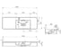 Раковина из искусственного камня VINCEA 1200x400x150, подвесная, белый матовый VWB-6S412MW 5