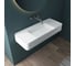 Раковина из искусственного камня VINCEA 1000x400x150, подвесная, белый матовый VWB-6S380MW 3