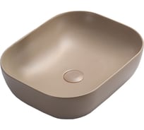 Керамическая раковина VINCEA 505x405x140, накладная, капучино матовый VBS-101MC