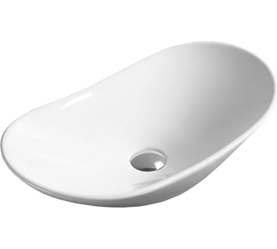 Керамическая раковина VINCEA 615x360x155, накладная, белый VBS-508 1