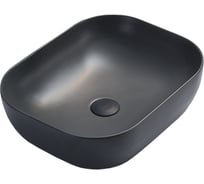 Керамическая раковина VINCEA 505x405x140, накладная, антрацит матовый VBS-101MA