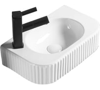 Керамическая раковина VINCEA 450x270x115, подвесная, белый VBS-503