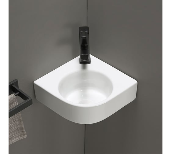 Керамическая раковина VINCEA 440x385x155, подвесная, белый VBS-502