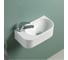 Керамическая раковина VINCEA 400x215x120, подвесная, белый, левая VBS-506L 2