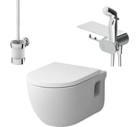 Набор: подвесной унитаз с гигиеническим душем AM.PM Like CK80H0103W