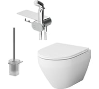 Набор: подвесной унитаз с гигиеническим душем AM.PM Spirit V2.0 CK70H1003W