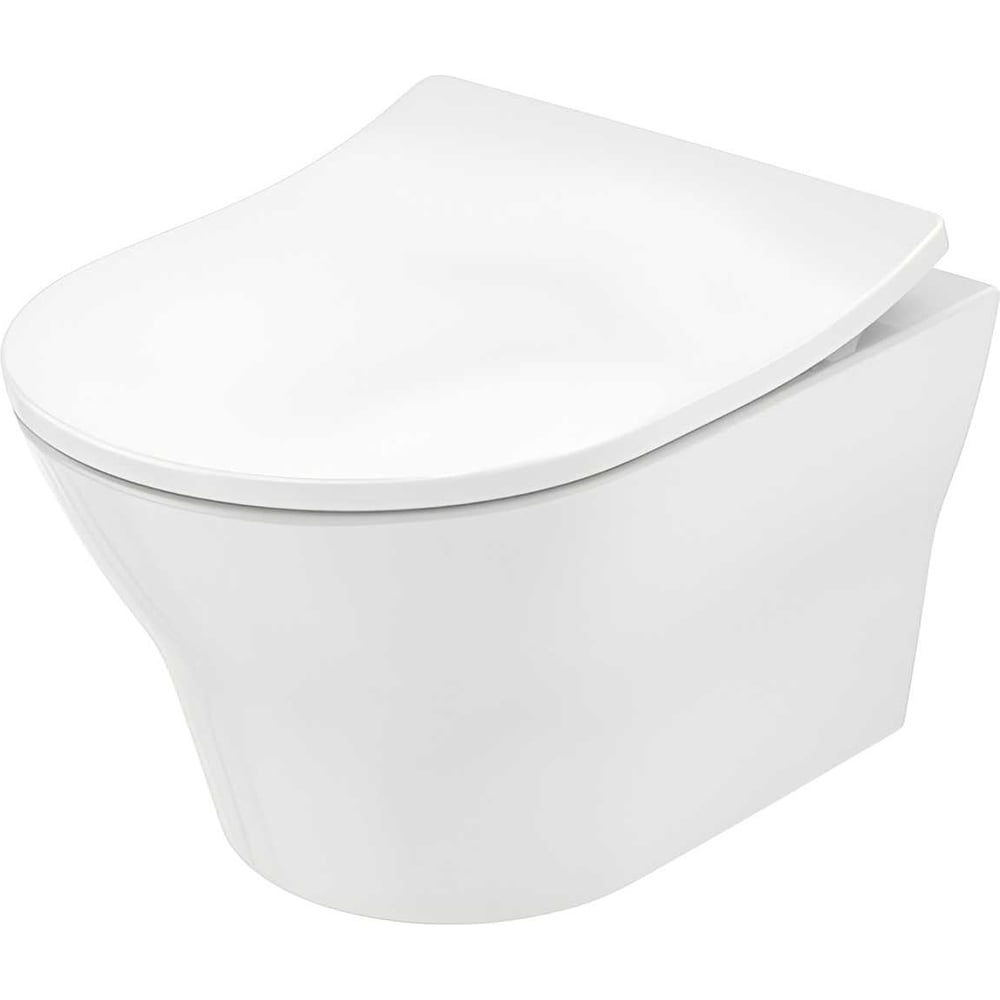 Подвесной унитаз TOTO MH CEFIONTECT 394х530х339 мм, белый CW162Y ...