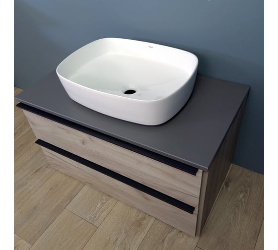 Раковина Teymi Solli 51 artceramic, накладная, белая T50209 ЦБ-00267355