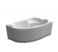 Гидромассажная ванна Радомир Ирма 169x110(правосторонняя), фронтальная панель, каркас, слив-перелив, система гидромассажа(Классик хром) 2-75-2-2-9-217