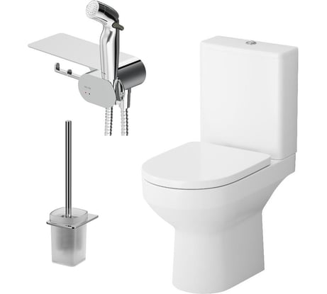 Набор унитаз-компакт с гигиеническим душем AM.PM Spirit V2.0 CK70C1804W