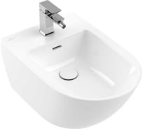 Настенное биде Villeroy & Boch 375x560, Альп белый CeramicPlus Subway 3.0 447000R1 00317127