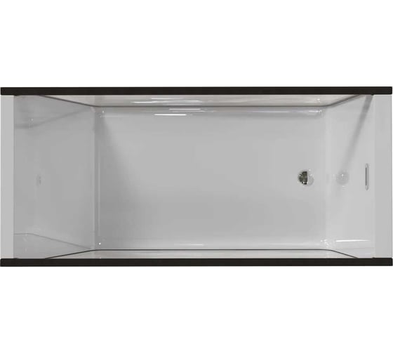 Ванна Aima Design "NEO" 170х75 см, 2 стекла, матовое серое 01нео1775с2с