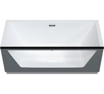 Акриловая ванна Aima Design "NEO" 170х75 см, 1 стекло, принт бетон 01нео1775с1