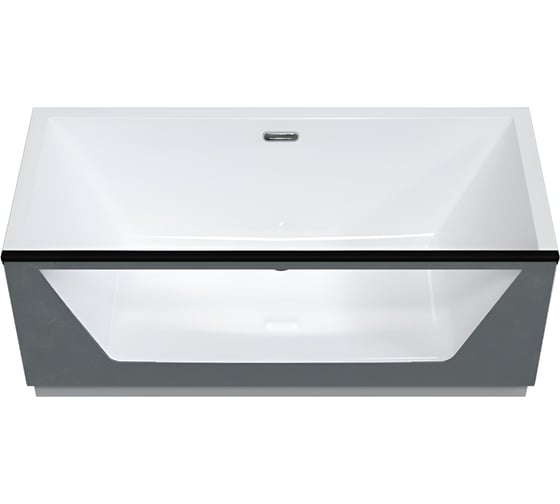 Акриловая ванна Aima Design "NEO" 170х75 см, 1 стекло, принт бетон 01нео1775с1 1