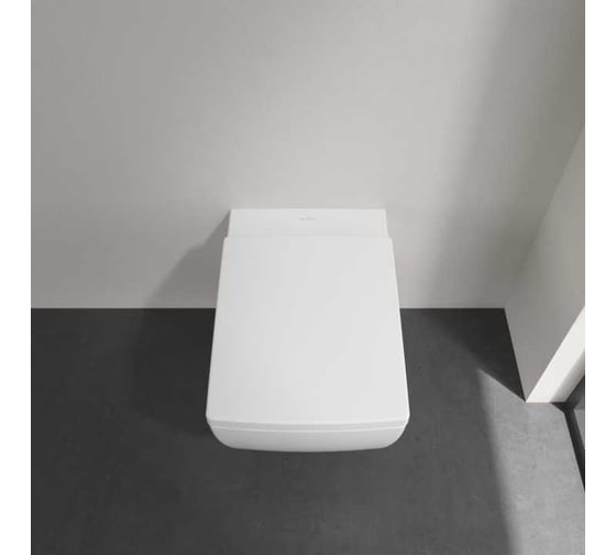 Унитаз с открытым смывным краем Villeroy & Boch MEMENTO 2.0 560x375x340 мм, крепежный комплект "SupraFix 3.0" 4633 R001 00000074117