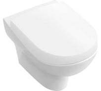 Подвесной унитаз Villeroy & Boch MY NATURE с вертикальным смывом, 370x600 мм, горизонтальный выпуск, крепежный комплект „SupraFix 2.0“, AQUAREDUCT 5610 10R1 00000042071