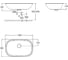 Свободностоящая раковина GROHE 39216000 Eurostyle, 50 см, альпин-белый 00000093828 6