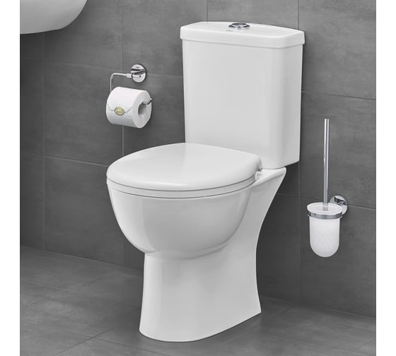 Унитаз напольный Grohe готовый комплект Bau Ceramic альпин-белый 39347000